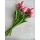 Тюльпани  букет , рожеві  9 шт