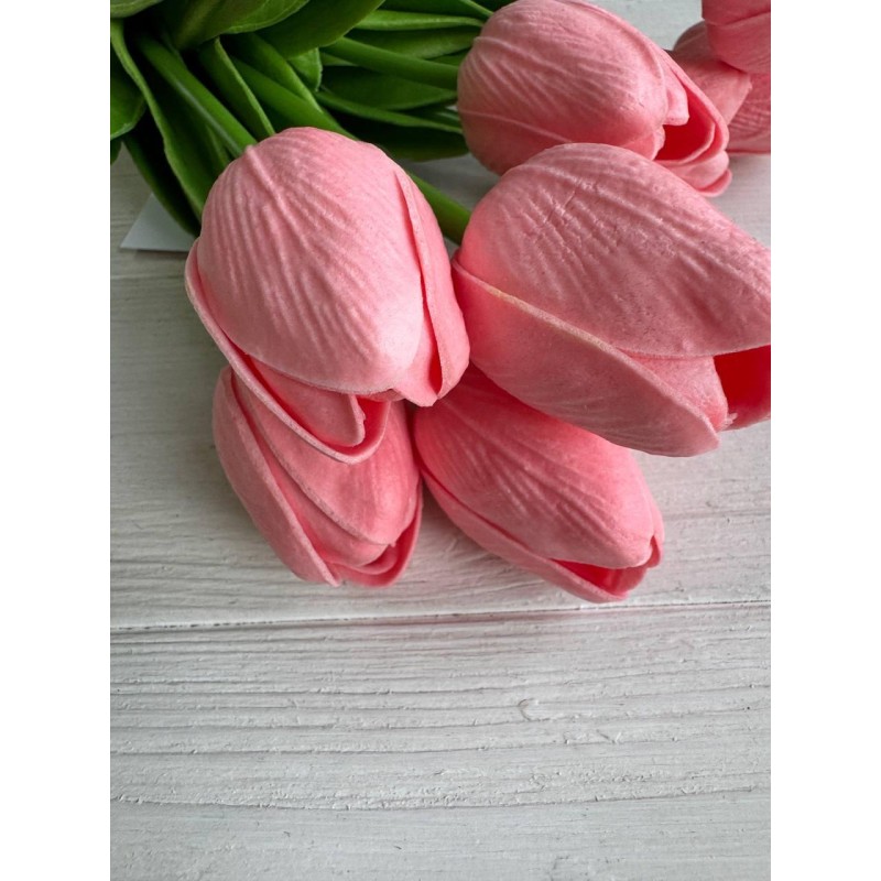 Тюльпани  букет , рожеві  9 шт