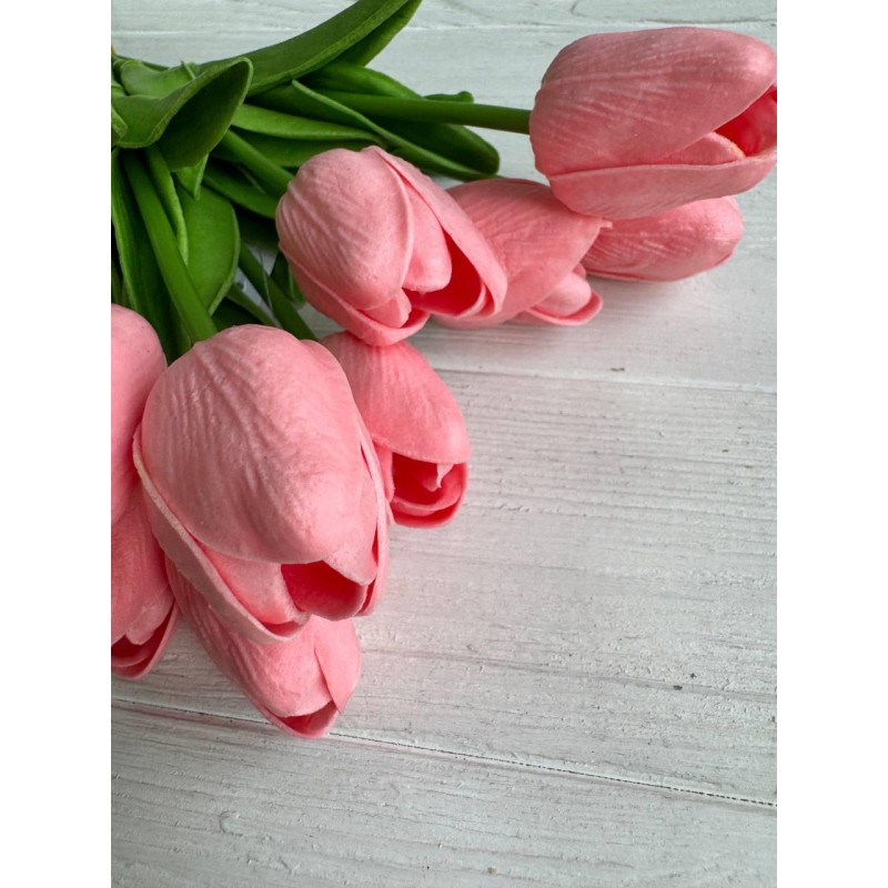 Тюльпани  букет , рожеві  9 шт