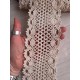 Кружево  вязанное " Marill  D30189 "  бежевое    рулон  15  ярдов