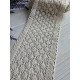 Кружево  вязанное " Marill  D30187 "  бежевое    рулон  15  ярдов
