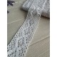 Кружево  вязанное " Marill  D30185 "  белое    рулон  15  ярдов