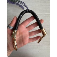 Ручка для сумки 30 см ,  чорна