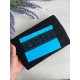 Кружево  вязанное " Marill  D30087 "  черное    рулон  15  ярдов