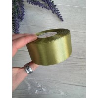 Стрічка атласна 4 см рулон 32,5 метра матча  код 100