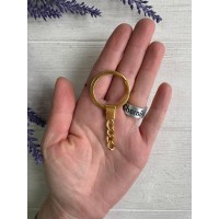 Кольцо для брелока  " 1 " , золото    1 шт