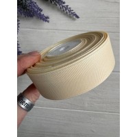Репсова стрічка  2,5 см, айворі    22.5 метри
