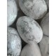 Яйца пенопластовые 7*5 см  L00748 , белые с серебром