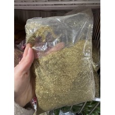 Глиттер  500 грамм ,  светлое золото