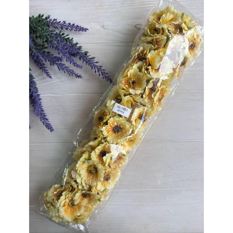 Маки, жовті 60 шт.