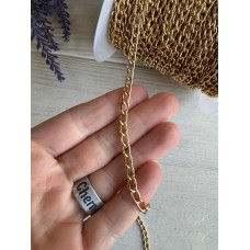 Цепочка  4*7  мм золото     50 см