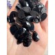 Кабошон " Капля пришиваня  13*8  " черный  50 шт