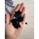 Кабошон " Капля пришиваня  13*8  " черный  50 шт