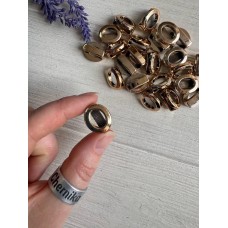 Пряжка овальна 18 * 13 , золото 20  шт