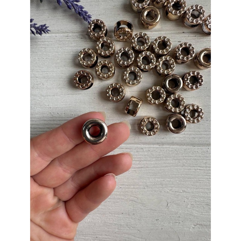 Пряжка кругла  13 мм , золото 20  шт