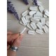 Бірки дерев'яні  " Handmade "  , білі 20 шт
