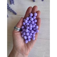 Бусины  " Граненые матовые круглые   "  лавандовые  10 мм ,       500 грамм