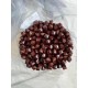 Намистини " Куб Грановані матові " бордо 10 мм,  500 грамів
