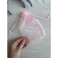 Мешочки из органзы 13*18 см, розовые 100 шт