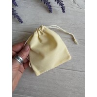 Мешочки велюровые 10*12 см, бежевые 50 шт