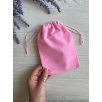 Мешочки велюровые 13*18 см, розовые 50 шт