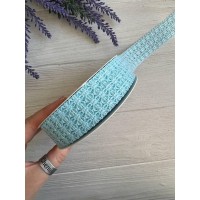 Стрічка в'язана 3,0 см , голуба 11,7 метри