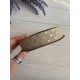 Мешковина с сердечками 2,5 см , натуральный цвет    18 метров