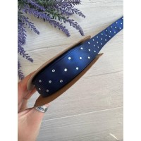 Атлас зі стразами  2,5 см ,  18 метрів