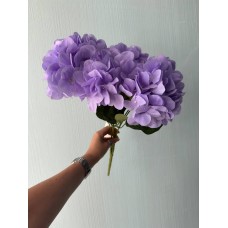 Гортензия пышная букет на ножке, фиолетовая