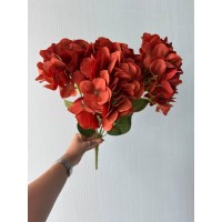 Гортензія пишна букет на ніжці, мідна
