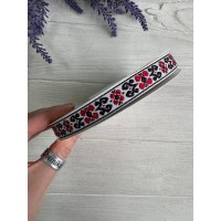 Тасьма жакардова з орнаментом " 19811 "  1.5 см , 22.5 метри