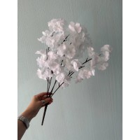 Сакура ветка " Короткая пышная  "  , белая