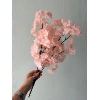 Сакура ветка " Короткая пышная  "     , розово персиковая