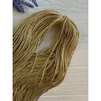 Шнур люрексовий золото 3 мм , 100 метрів