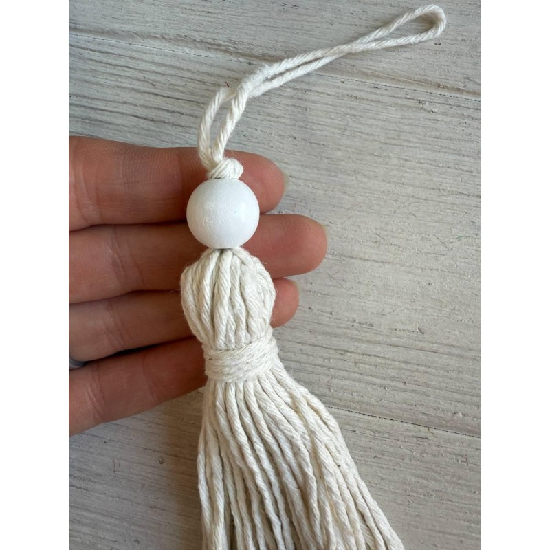 Китиці бавовняні, білі 10 шт