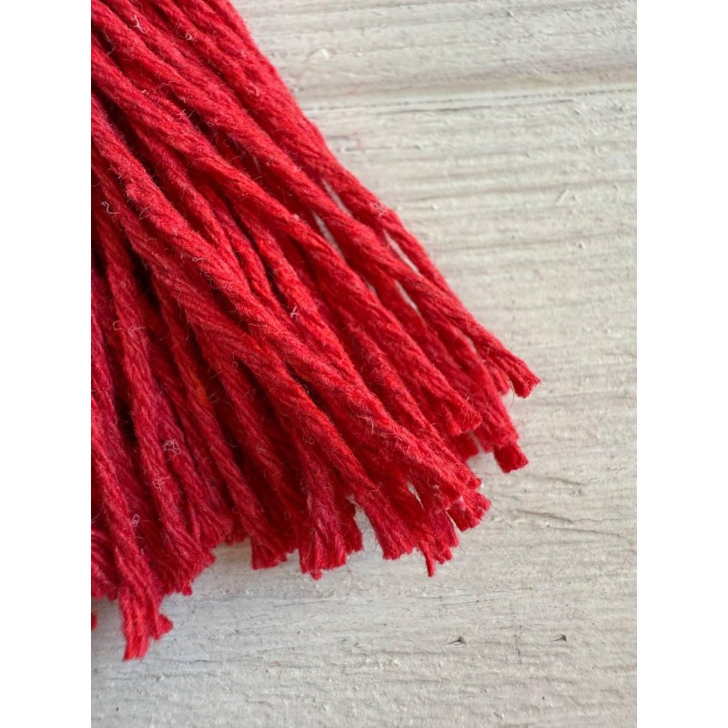 Китиці бавовняні, червоні 10 шт