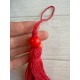 Китиці бавовняні, червоні 10 шт