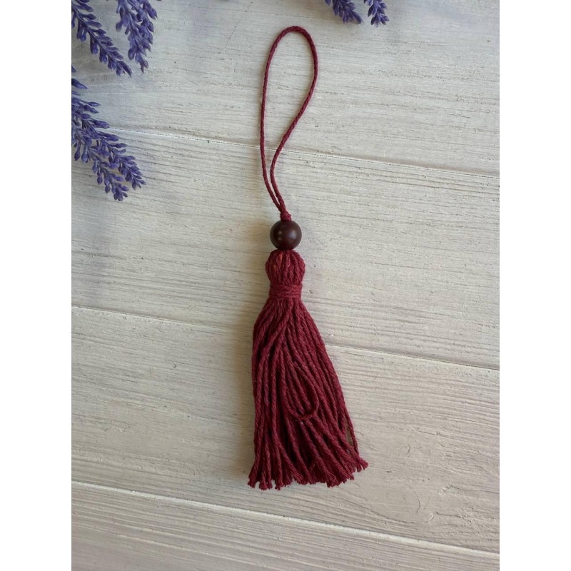 Китиці бавовняні, бордо 10 шт