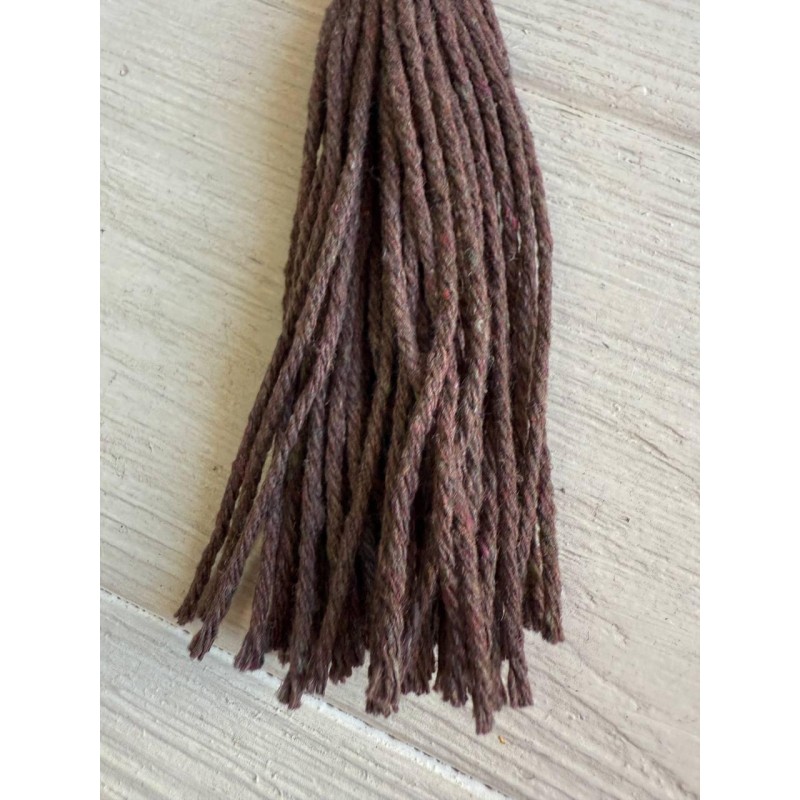 Китиці бавовняні, коричневі 10 шт