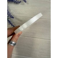 Стрічка атласна 0,6 см молочна 32,5 метра