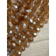 Намистини " Рондель 8 мм " кришталь  , карамельні АВ  нитка 60 - 67  шт