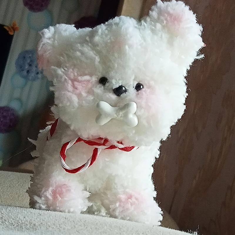 Дріт плюшевий С10001, бежевий 5  шт