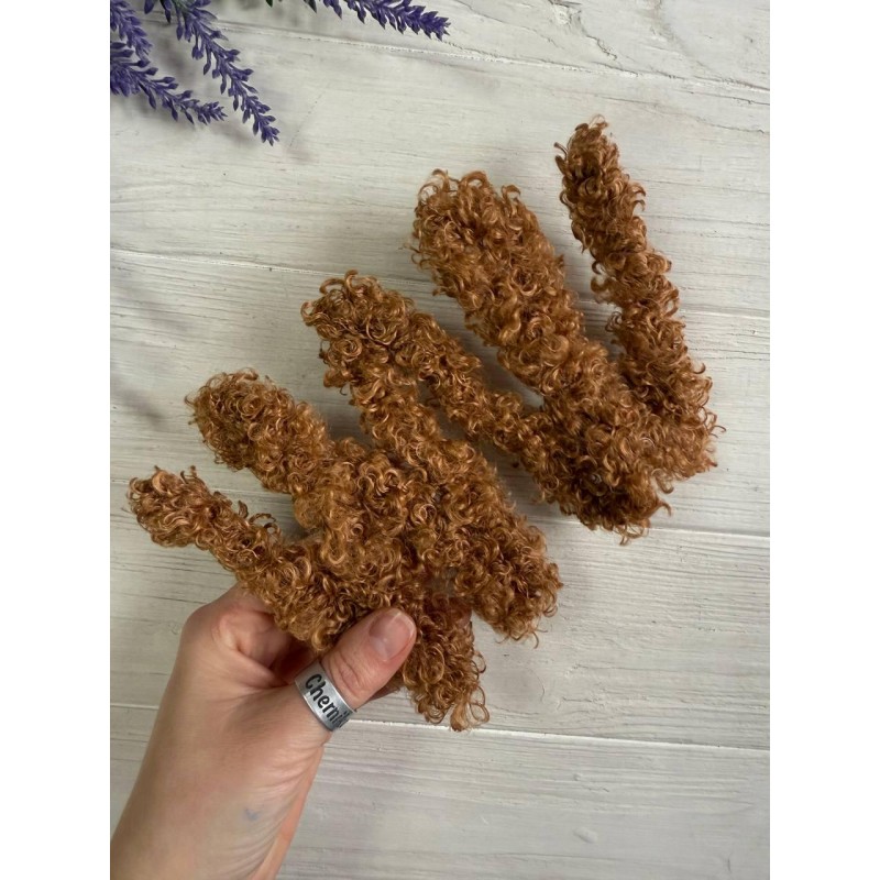 Дріт плюшевий С10002, коричневий 5  шт