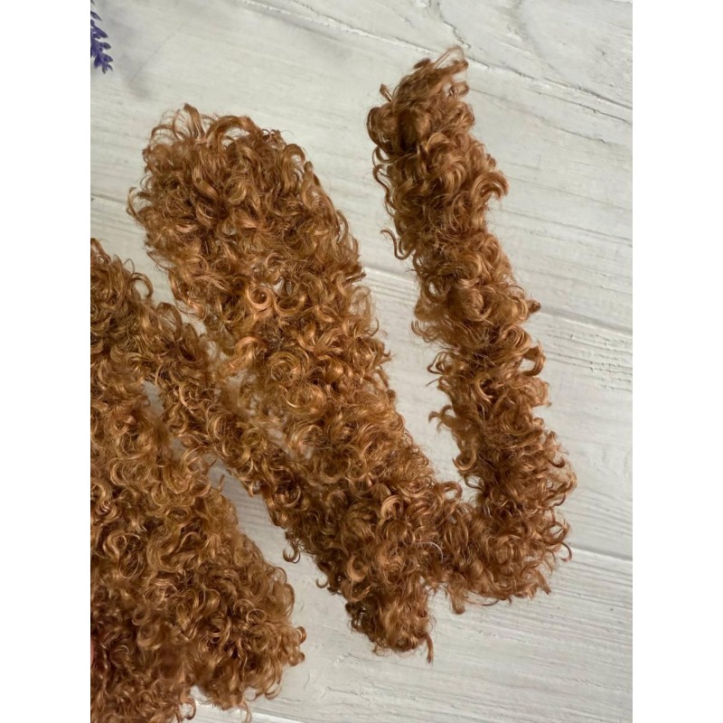 Дріт плюшевий С10002, коричневий 5  шт