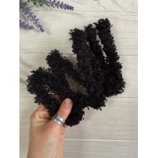 Дріт плюшевий С10002, чорний 5  шт