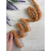 Дріт плюшевий С10002, карамельно коричневий 5  шт