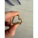 Кільце самозатискне   " Серце "  золото 1 шт