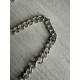 Ланцюжок 3,5 * 4 мм  світле  срібло  50 см