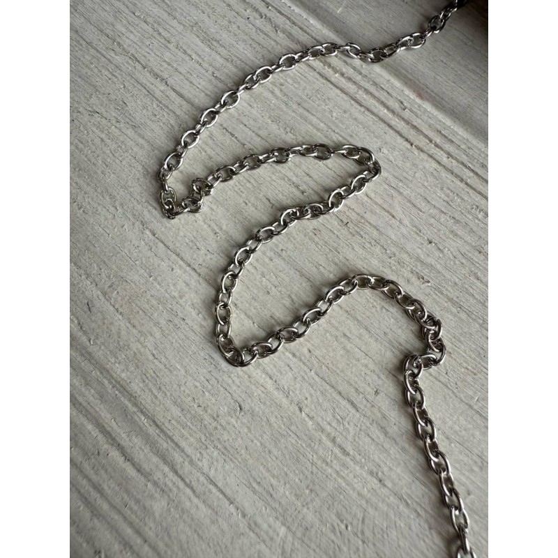 Ланцюжок 2,7 * 3  мм  срібло  50 см