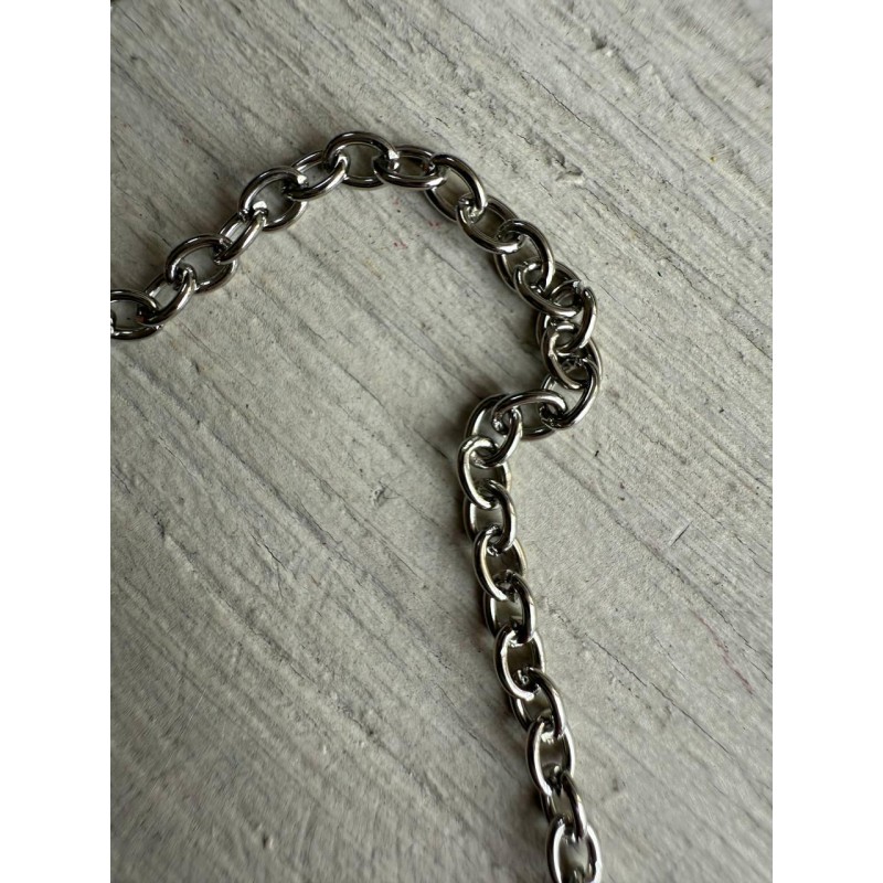 Ланцюжок 2,7 * 3  мм  срібло  50 см